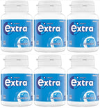 6 x Extra Peppermint Chewing Gum Bottle - 46PCE