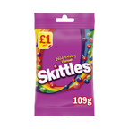 14 x Skittles Wild Berry Flavoured Treat Bag - 109GM