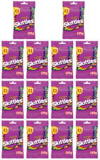 14 x Skittles Wild Berry Flavoured Treat Bag - 109GM