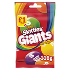 14 x Skittles Giant Fruit Flavoured Treat Bag - 116GM