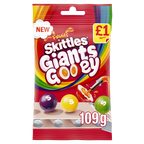 14 x Skittles Giants Gooey Treat Bag - 109GM