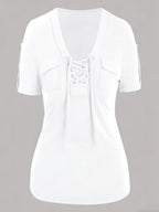 Fashionable Casual Women's Short-sleeve Top