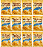 12 x Werthers Creamy Toffee Sf Bag - 65Gm