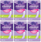 6 x Always Discreet Small  - 20 PACK