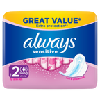 8 x Always Sensitive Long Plus - 12 Pack