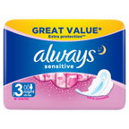 10 x Always Sensitive Night - 10 Pack
