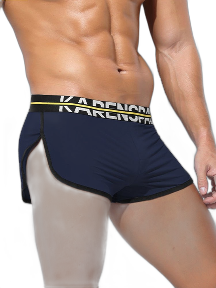 2 Pack Men's Comfortable Lounge Sport Boxer Briefs
