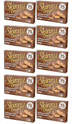 10 x Skinny Dream Millionaire's Shortbread Bars 5 Pack - 5X19GM