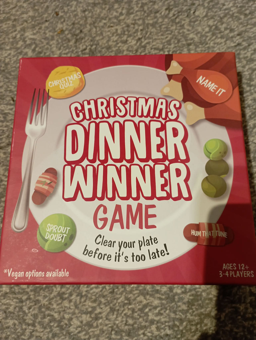 CHRISTMAS DINNER WINNER GAME 3-4 players (age 12+)