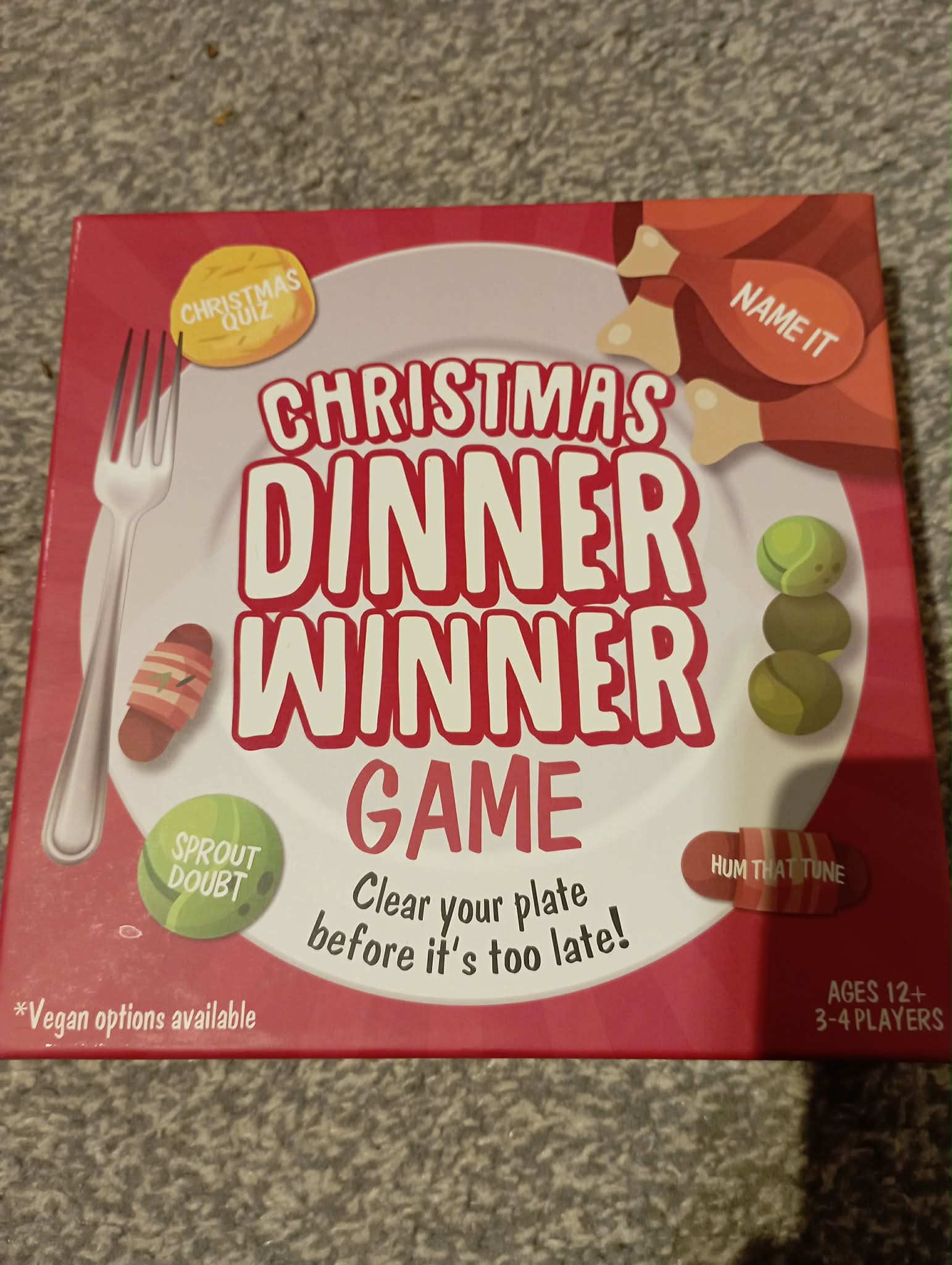 CHRISTMAS DINNER WINNER GAME 3-4 players (age 12+)