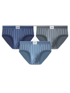 3 Pack Men’s Classic Striped Briefs