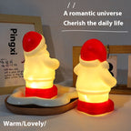 Christmas Snowman Night Light - Cute LED Ambient Lamp for Kids Bedroom & Nursery Decor