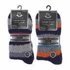 4 Pack Mens Cosy Soft Fluffy Slipper Bed Socks with Grips