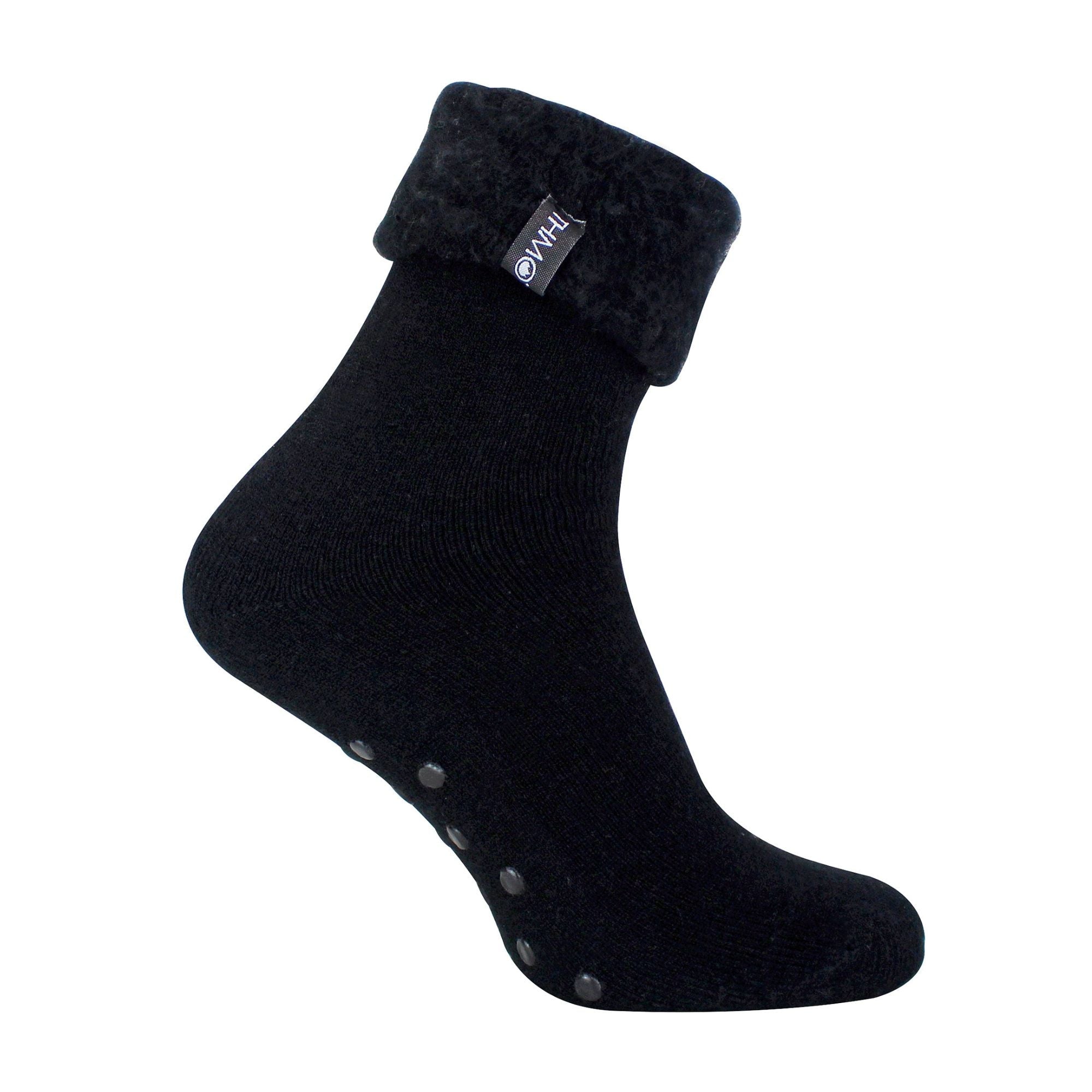 THMO Men’s Soft Plush Lined Slipper Bed Socks