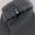 THMO Men’s Soft Plush Lined Slipper Bed Socks