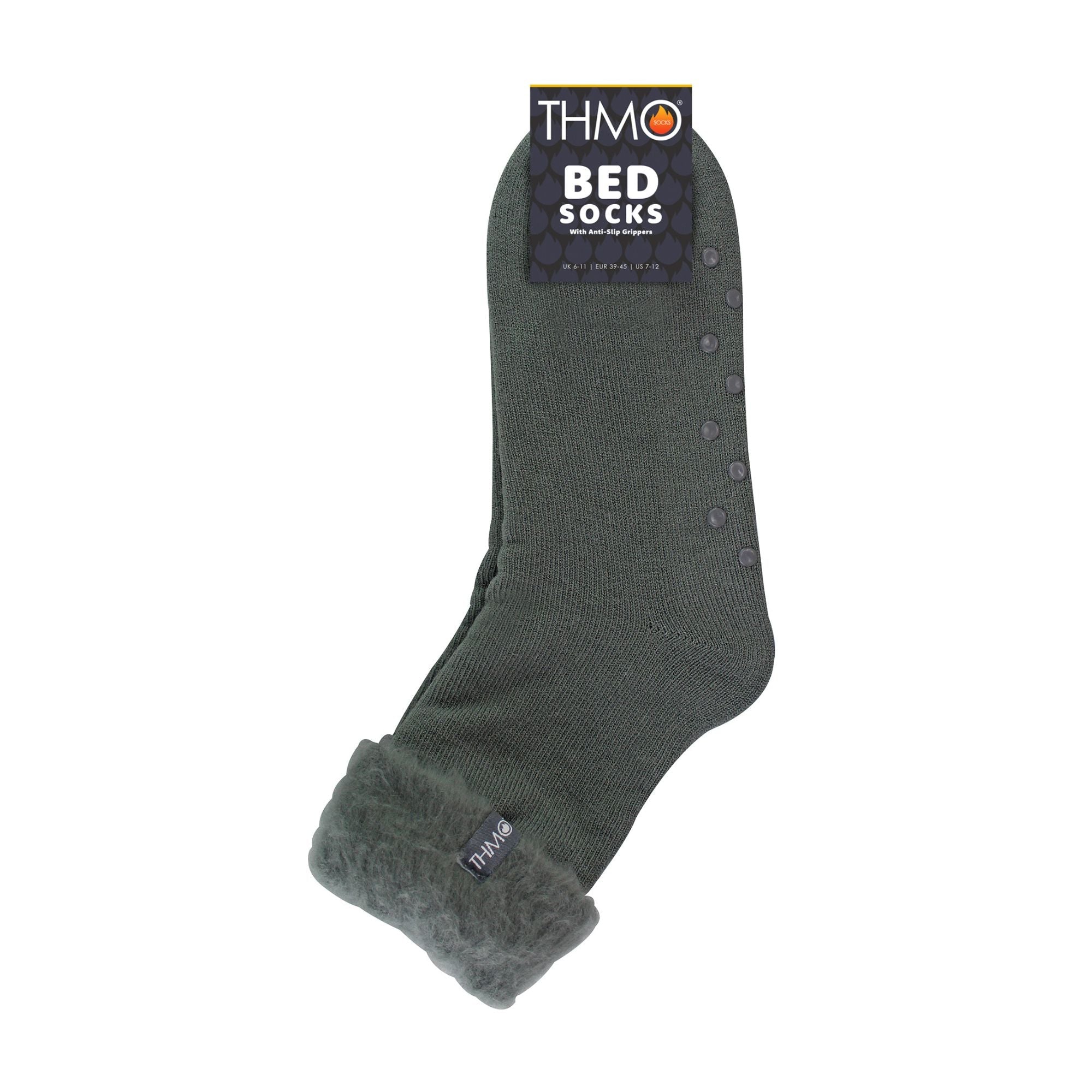 THMO Men’s Soft Plush Lined Slipper Bed Socks