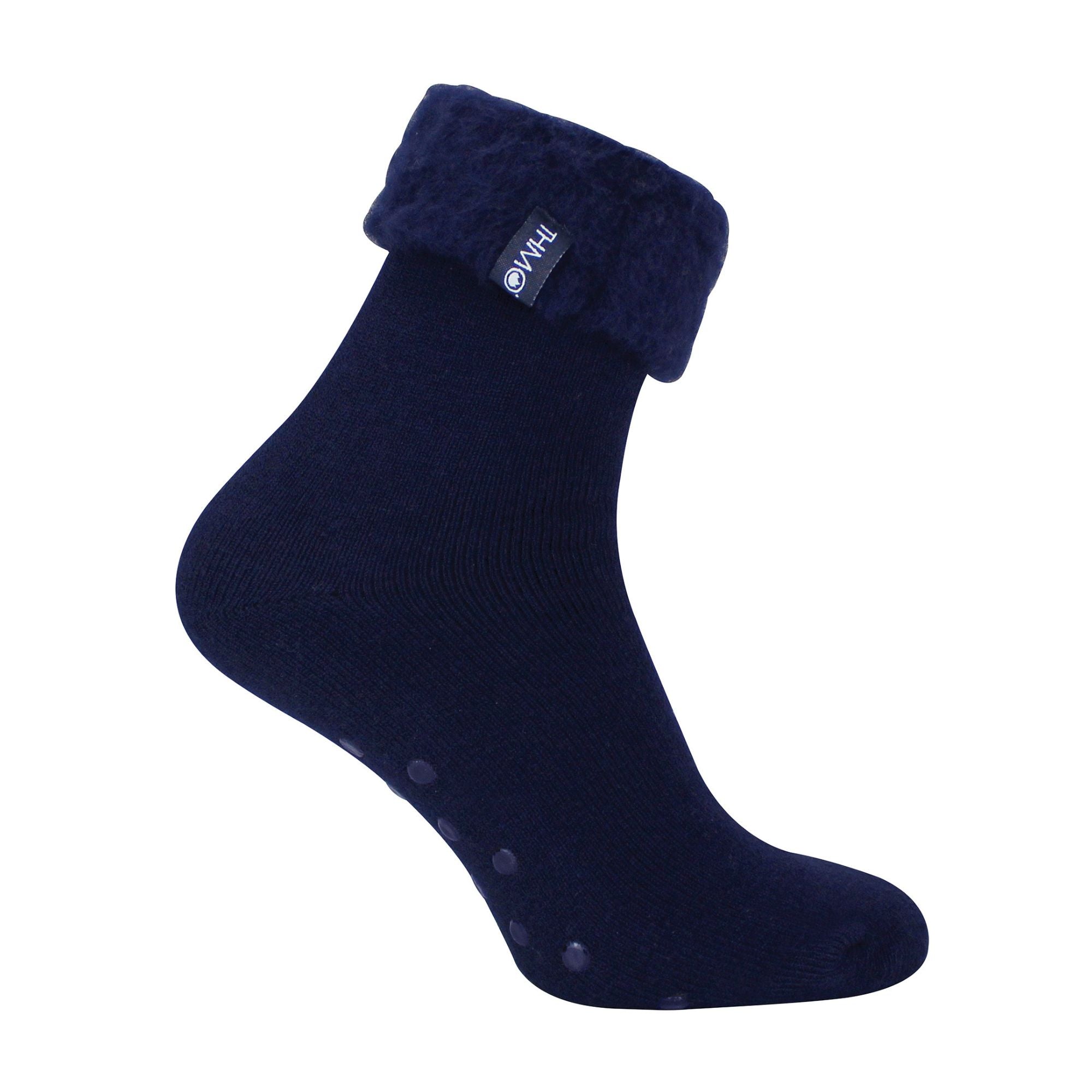 THMO Men’s Soft Plush Lined Slipper Bed Socks