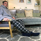 THMO Men’s Soft Plush Lined Slipper Bed Socks