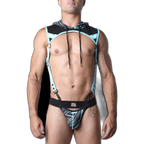 Cell Block 13 Kennel Club Lightning Hoodie Harness | Turquoise