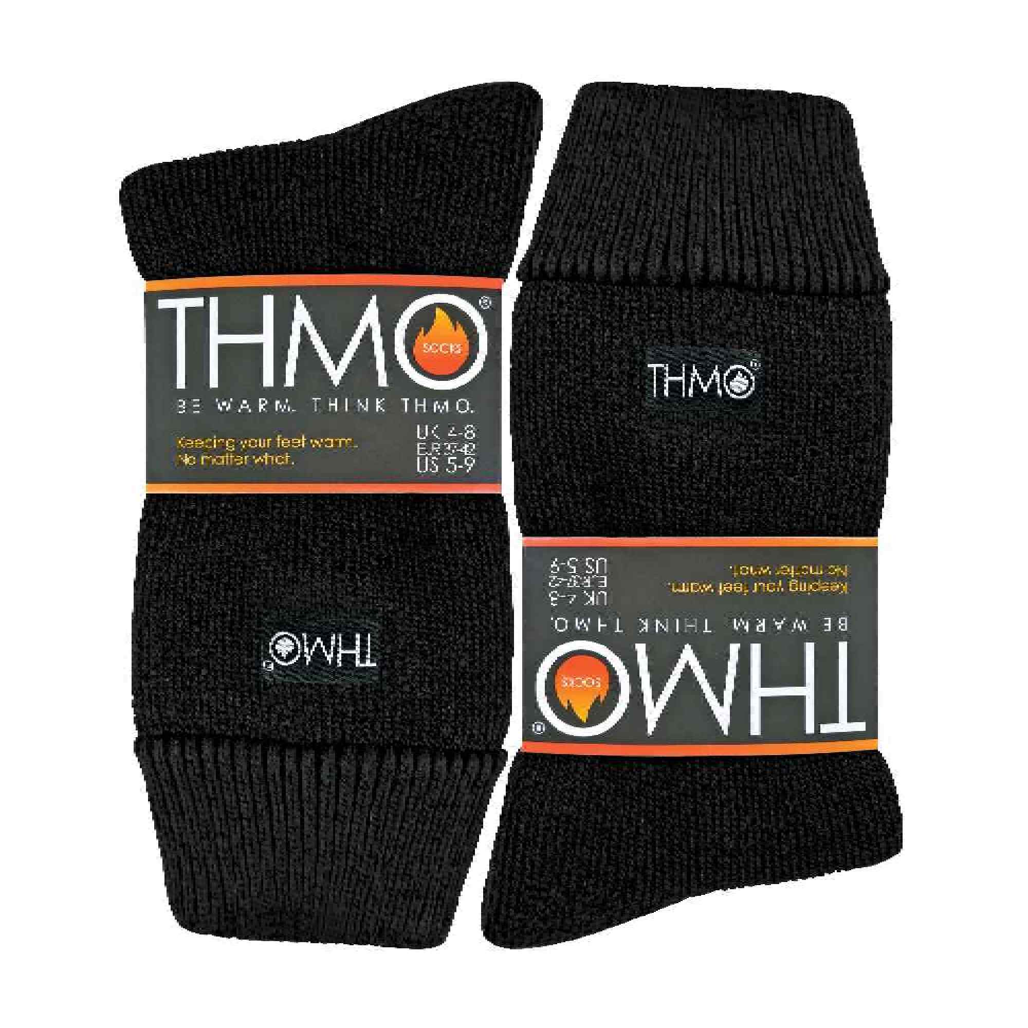 Mens Thermal Indoor Slipper Socks with Grips (Multipack Options)