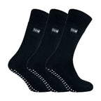 Mens Thermal Indoor Slipper Socks with Grips (Multipack Options)
