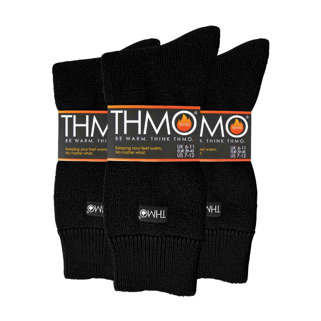 Mens Thermal Indoor Slipper Socks with Grips (Multipack Options)