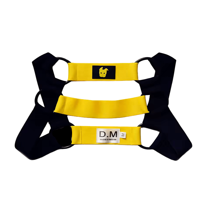 Dog & Master Cross Harness Yellow