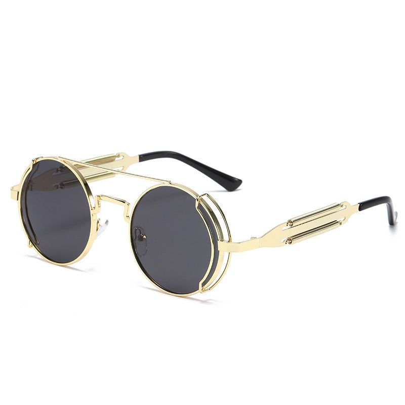 Fashionable And Unique Steam-wave Tinted Sunglasses