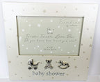 Mum To Be Present Baby Shower Gift Favour Mummy Unisex Keepsake-'Baby Shower' Frame