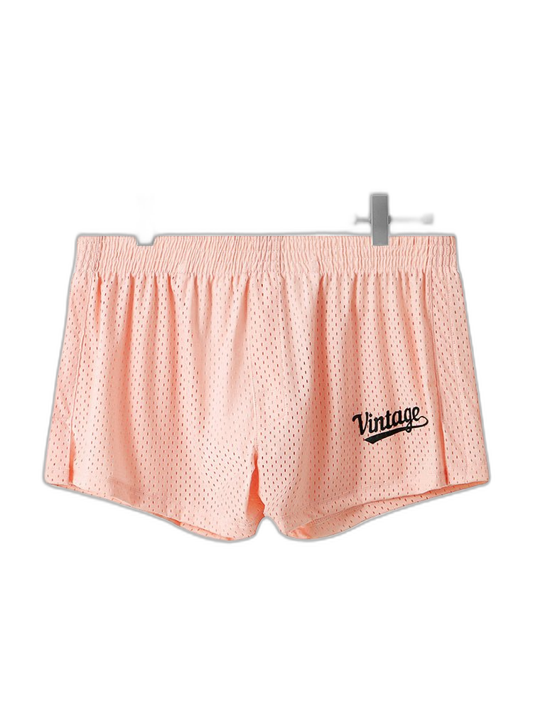 2 Pack Men's Seamless Comfort Quick-Dry Lightweight & Airy Mesh Boxers Shorts
