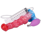 Molten - 10 Inch Inflatable Squirting Knot Dildo - Fantasy Dildo