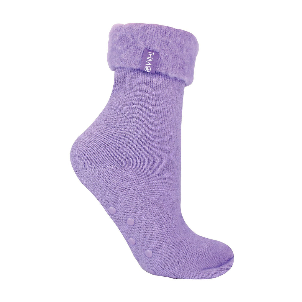 1 Pack Ladies Soft Plush Lined Slipper Bed Socks