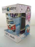 Planet Happy 'BROTHER' Fine China Latte Gift Mug, Ideal Birthday present