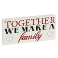 Juliana Home Living Mantel Plaque Together We Make A Family (57103)