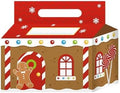 Gingerbread House Christmas Treat Boxes - Pack of 3