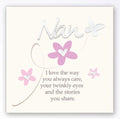 Nan - The Art of Arora Sentiment Wall Art Block