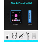 32GB MP3 Player with Bluetooth 5.0, Portable HiFi Lossless Sound MP3 Music Player and FM Radio, Voice Recorder, E-Book, Pedometer, 2.4 Inch Full Touch Screen Sports MP3 Player, Maximum Support 128GB