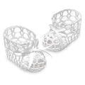 White Decorative Baby Crochet Booties Baby Shower Christening Decor