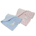 BabyTown - Coral Fleece Blanket Polka Dot (Blue Puppy)