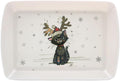 Lesser & Pavey British Designed Serving Tray For Multiple Uses Around The Home  Kitten Antlers  For Food Serving Or Drinks Serving - Bug Art