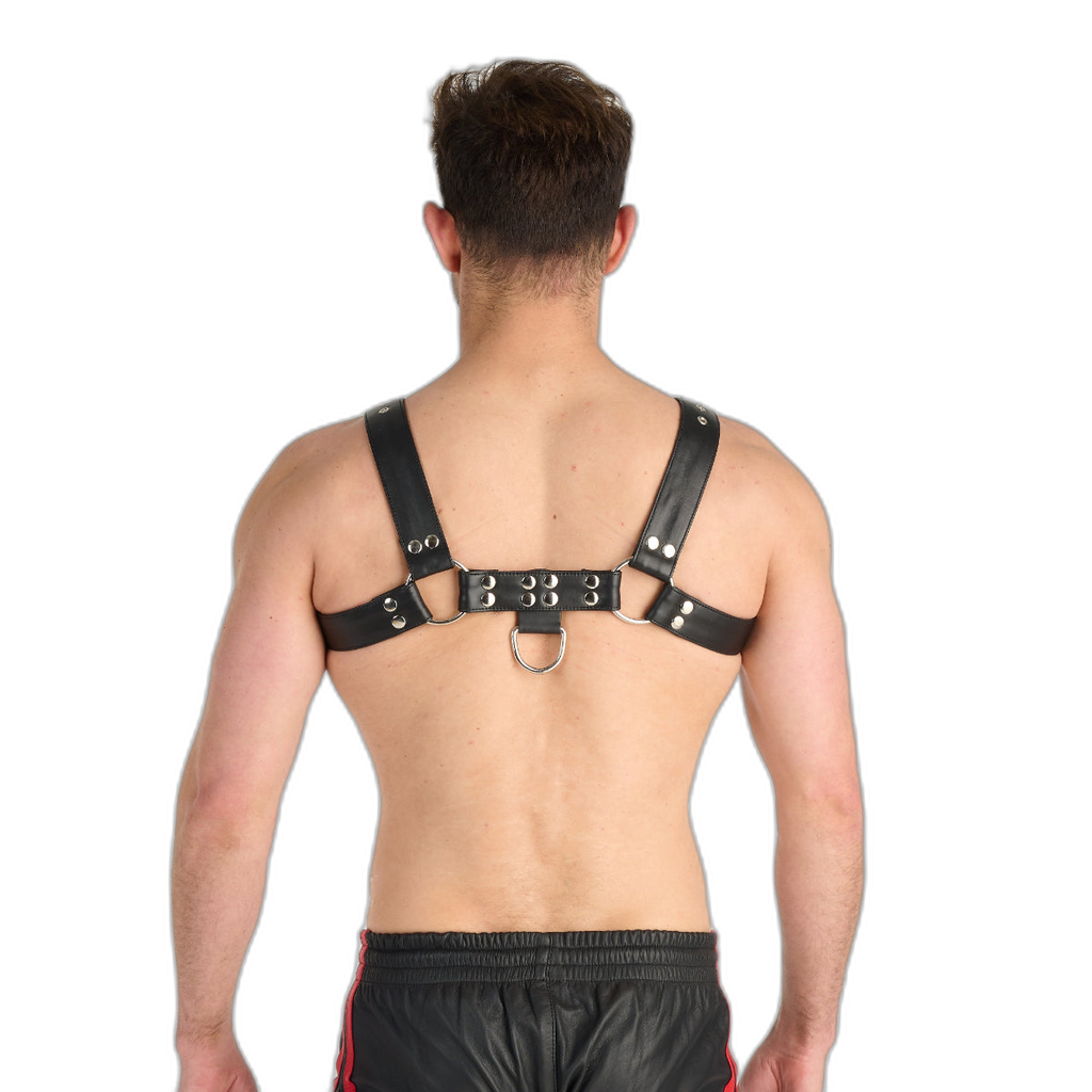 Prowler RED Leather Premium Butch Harness Black
