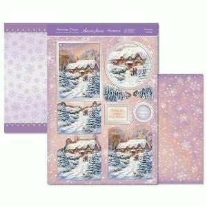 hunkydory adorable scorable luxury card collection snowy days christmas cottage