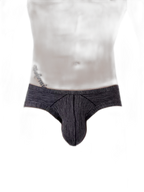 2 Pack Men's Low Rise Back Hollow 3D U-convex Large Pouch T-Back Briefs