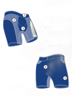 Men's Long Anti-Chafing Athletic Boxer Briefs