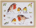 The Leonardo Collection LP52118 Macneil Christmas Winter Robins Cushioned Lap Tray,