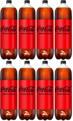 8 x Coca-Cola Zero Sugar 2L