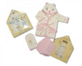 Classic Bear 3 Piece Baby Cotton Gift Set - Blue