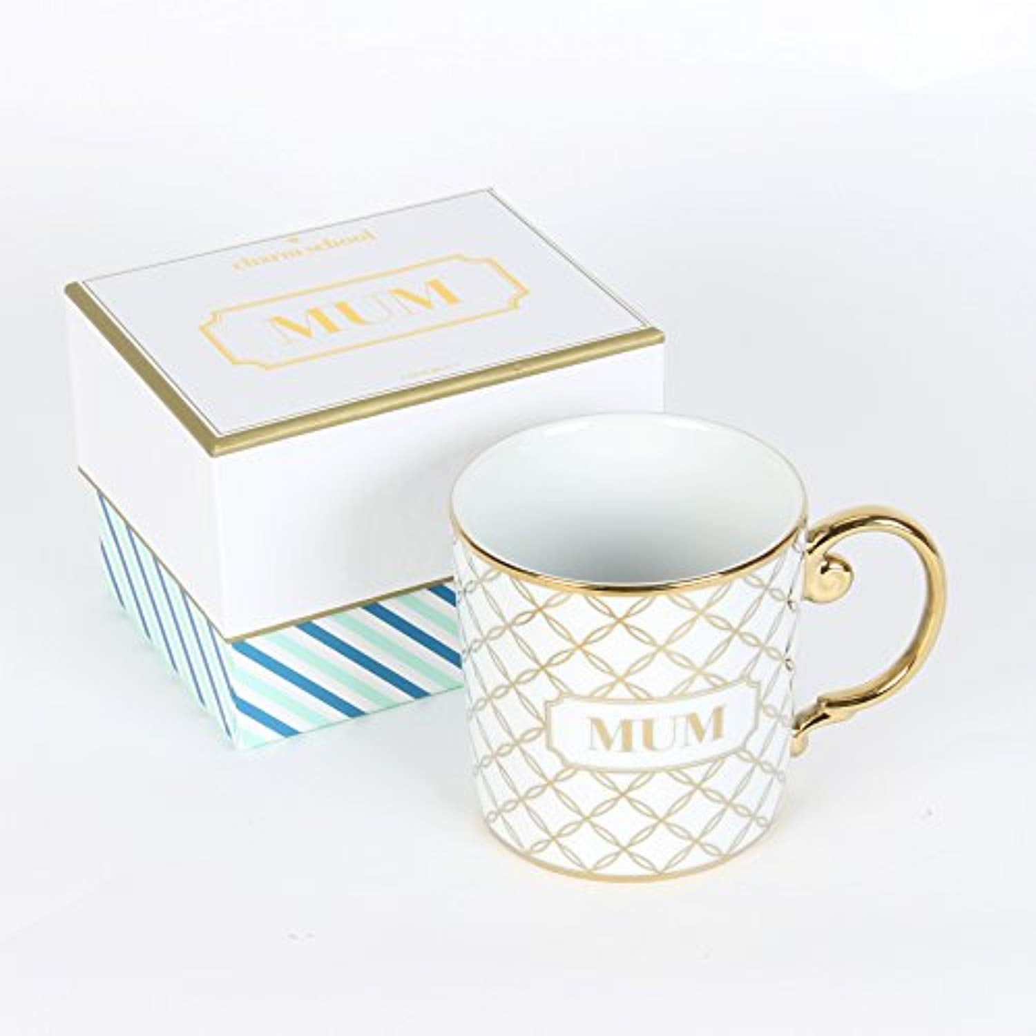 Gift For Mum - Rosanna Porcelain and Gold Collection Mug In Gift Box