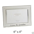 Silver plated I love My Grandma Photo frame