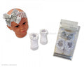 Nursery time Baby Headband and socks set - white /Silver Bow